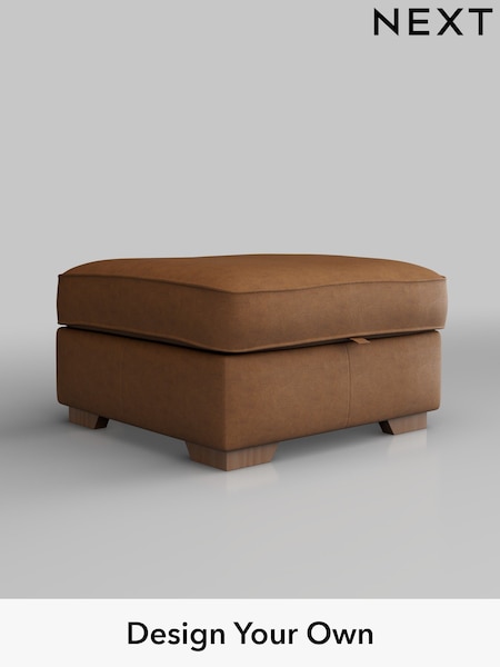 Antiqued Leather/Light Tan Brown Stamford Leather (H37391) | £599