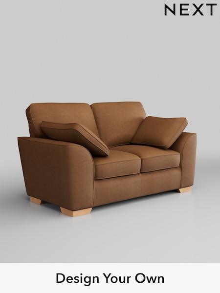 Antiqued Leather/Light Tan Brown Stamford Leather (H37391) | £1,975