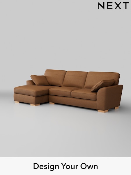 Antiqued Leather/Light Tan Brown Stamford Leather (H37391) | £2,750
