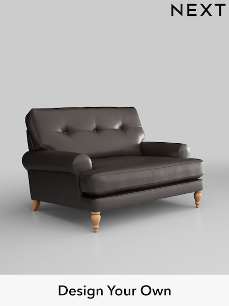 Columbia/Dark Brown Erin Buttoned Back Leather Deep Sit (H37394) | £1,499