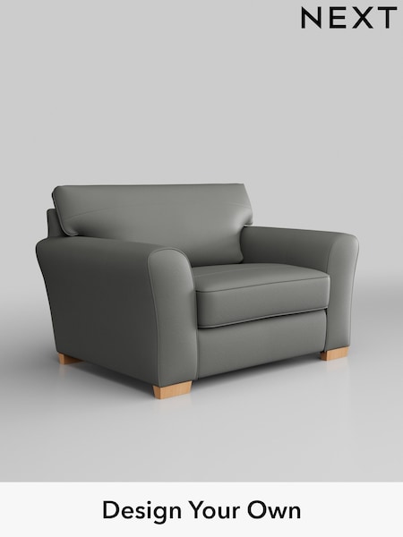 Columbia/French Grey Michigan Leather (H37403) | £1,125