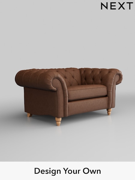 Rustic Leather/Light Brown Gosford Leather Deep Sit (H37418) | £2,175