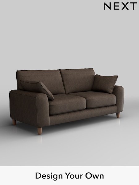 Antiqued Leather/Dark Brown Campbell Leather (H37423) | £1,999