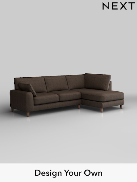 Antiqued Leather/Dark Brown Campbell Leather (H37423) | £2,775