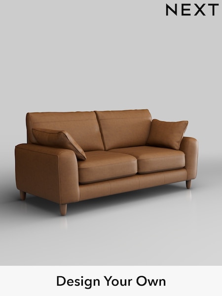 Antiqued Leather/Light Tan Brown Campbell Leather (H37425) | £1,999