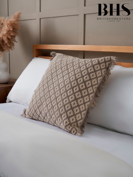 BHS Loft Diamond Cushion (H37471) | £17