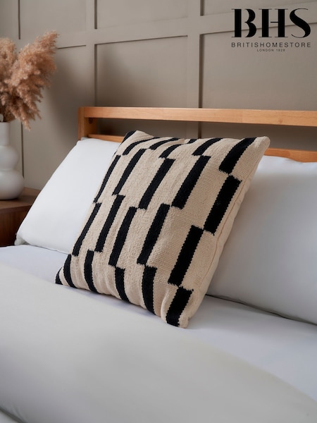 BHS Woven Block Cushion (H37483) | £18