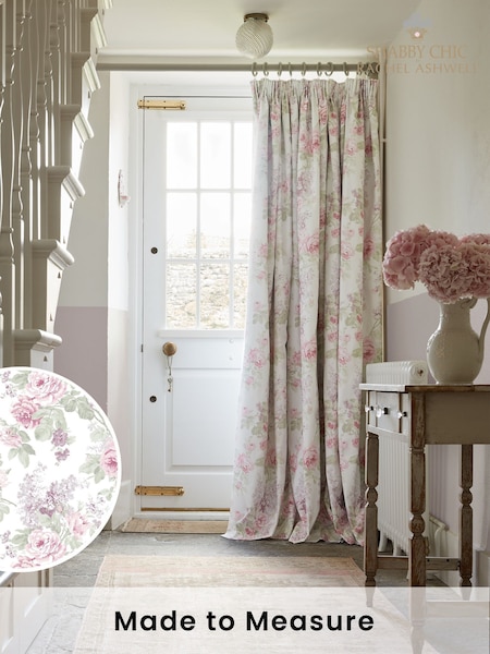 Shabby Chic by Rachel Ashwell® Lilac Purple Wild Garden Made to Measure Curtains (H37494) | £109