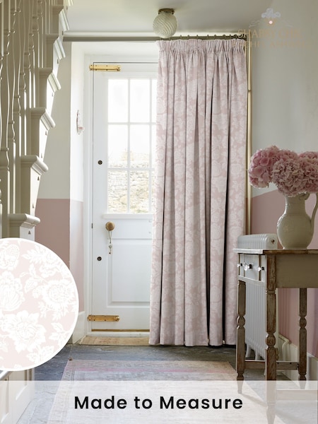Shabby Chic by Rachel Ashwell® Dusky Pink Stipple Made to Measure Curtains (H37497) | £91