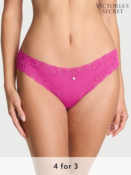 Victoria's Secret Allure Pink Bikini Lace Waist Knickers (H37820) | £9