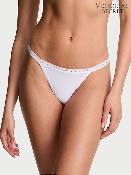 Victoria's Secret White G String Knickers (H37850) | £9