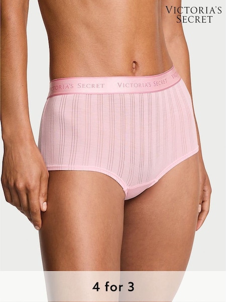 Victoria's Secret Pretty Blossom Pink Short Modal Logo Knickers (H37852) | £9