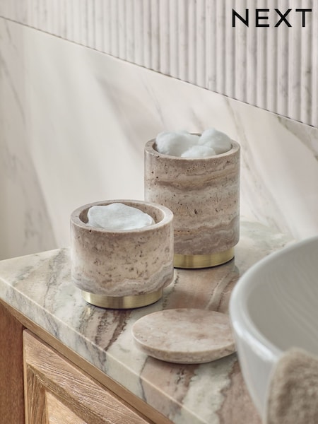 Grey Marble N. Premium Stacking Storage Jars (H37890) | £35