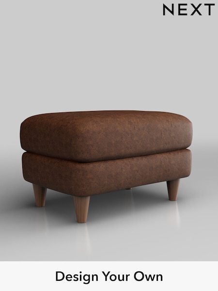 Monza Faux Leather Easy Clean/Chestnut Brown Conway Relaxed Sit (H37934) | £425