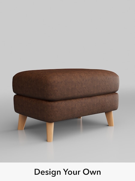 Monza Faux Leather Easy Clean/Chestnut Brown Conway Relaxed Sit (H37934) | £425