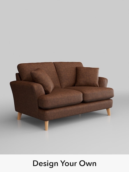 Monza Faux Leather Easy Clean/Chestnut Brown Conway Relaxed Sit (H37934) | £1,150