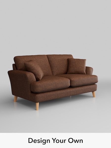 Monza Faux Leather Easy Clean/Chestnut Brown Conway Relaxed Sit (H37934) | £1,250