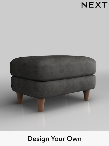 Monza Faux Leather Easy Clean/Dark Grey Conway Relaxed Sit (H37935) | £425