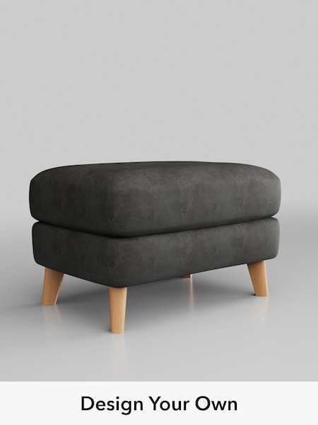 Monza Faux Leather Easy Clean/Dark Grey Conway Relaxed Sit (H37935) | £425