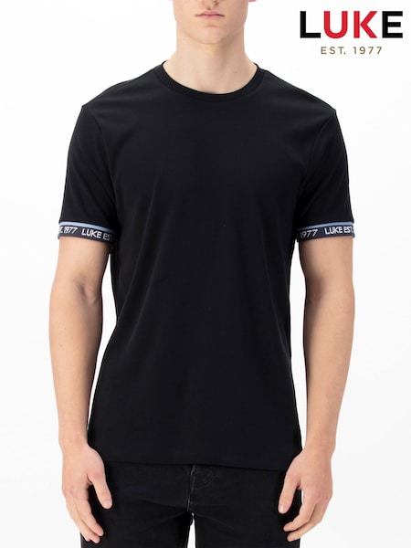 Luke 1977 Nelson Black T-Shirt (H37963) | £40