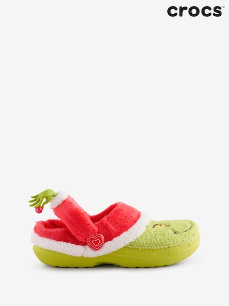 Crocs Green The Grinch Lined Clogs (H39089) | £80