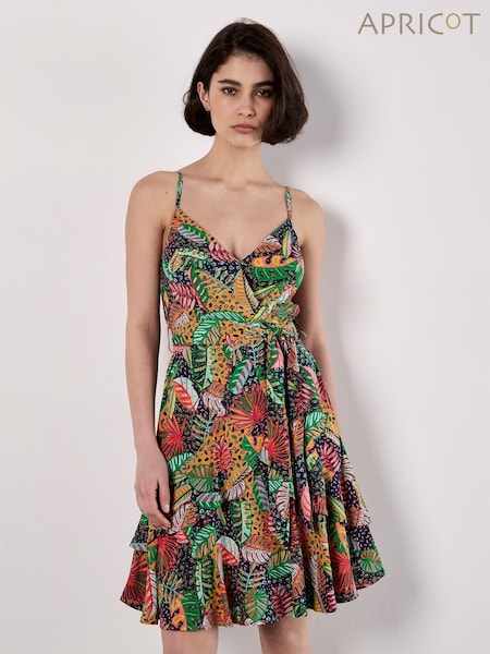 Apricot Blue Tropical Festival Cami Dress (H39130) | £40