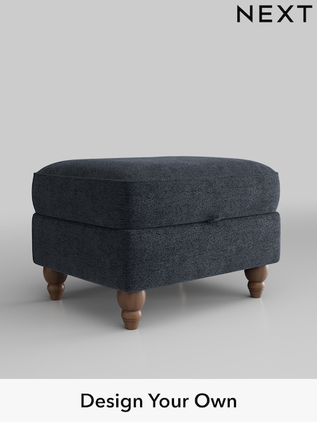 Boucle Chenille/Dark Slate Blue Ashford Relaxed Sit (H39203) | £499