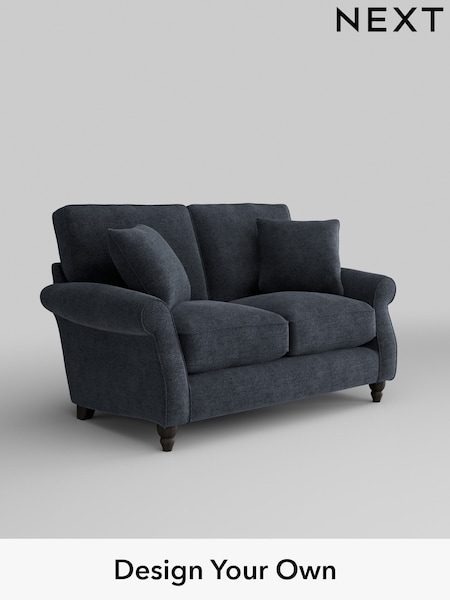 Boucle Chenille/Dark Slate Blue Ashford Relaxed Sit (H39203) | £1,225