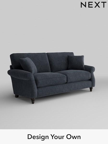 Boucle Chenille/Dark Slate Blue Ashford Relaxed Sit (H39203) | £1,425