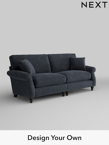 Boucle Chenille/Dark Slate Blue Ashford Relaxed Sit (H39203) | £1,525