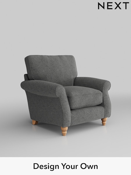 Chunky Chenille/Dark Grey Ashford Relaxed Sit (H39214) | £925