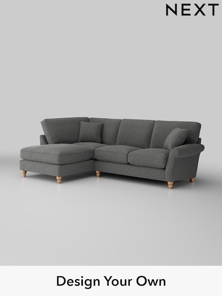 Chunky Chenille/Dark Grey Ashford Relaxed Sit (H39214) | £2,075