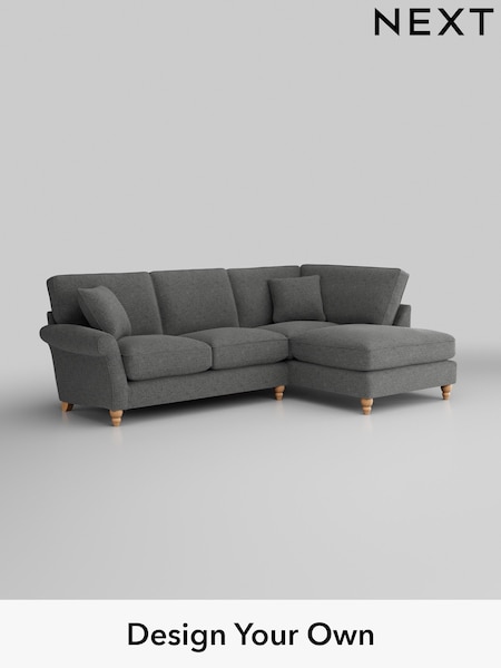 Chunky Chenille/Dark Grey Ashford Relaxed Sit (H39214) | £2,075