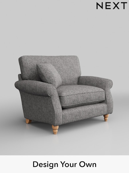 Chunky Boucle Easy Clean/Light Grey Ashford Relaxed Sit (H39215) | £1,025