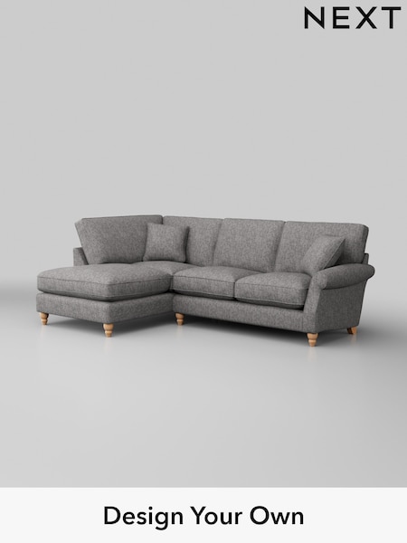 Chunky Boucle Easy Clean/Light Grey Ashford Relaxed Sit (H39215) | £2,075