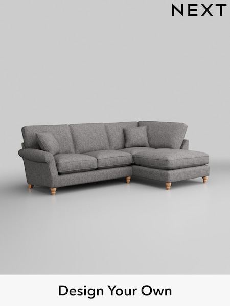 Chunky Boucle Easy Clean/Light Grey Ashford Relaxed Sit (H39215) | £2,075