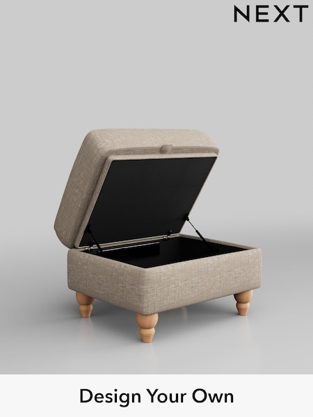 Boucle Weave Easy Clean/Dark Natural Ashford Relaxed Sit (H39217) | £450