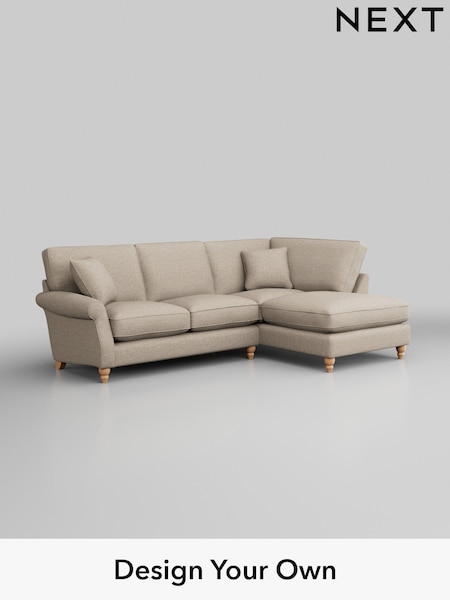 Boucle Weave Easy Clean/Dark Natural Ashford Relaxed Sit (H39217) | £1,975