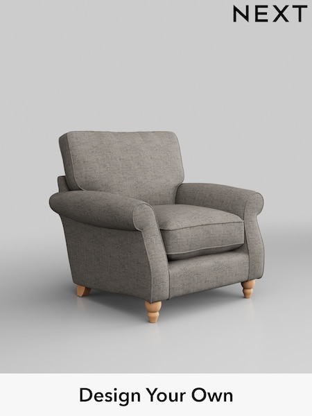 Boucle Weave Easy Clean/Light Dove Grey Ashford Relaxed Sit (H39218) | £825