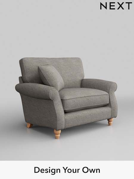 Boucle Weave Easy Clean/Light Dove Grey Ashford Relaxed Sit (H39218) | £925