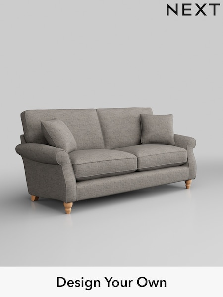 Boucle Weave Easy Clean/Light Dove Grey Ashford Relaxed Sit (H39218) | £1,325