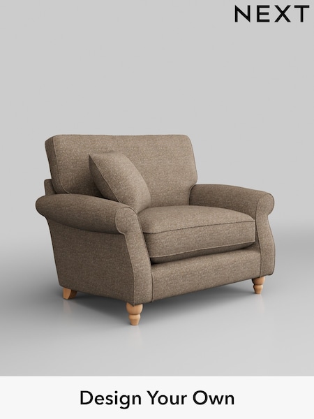 Chunky Boucle Easy Clean/Mid Natural Ashford Relaxed Sit (H39220) | £1,025