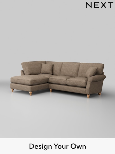 Chunky Boucle Easy Clean/Mid Natural Ashford Relaxed Sit (H39220) | £2,075