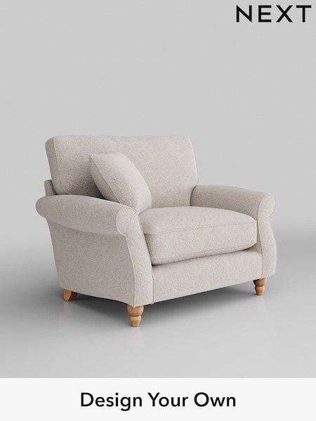 Chunky Chenille/Oyster Ashford Relaxed Sit (H39229) | £1,025