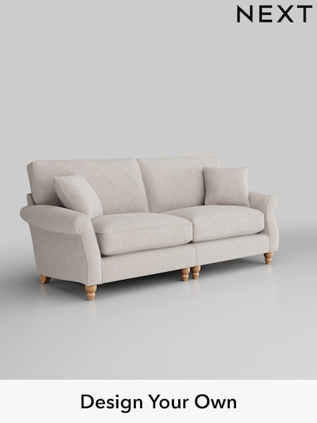 Chunky Chenille/Oyster Ashford Relaxed Sit (H39229) | £1,525
