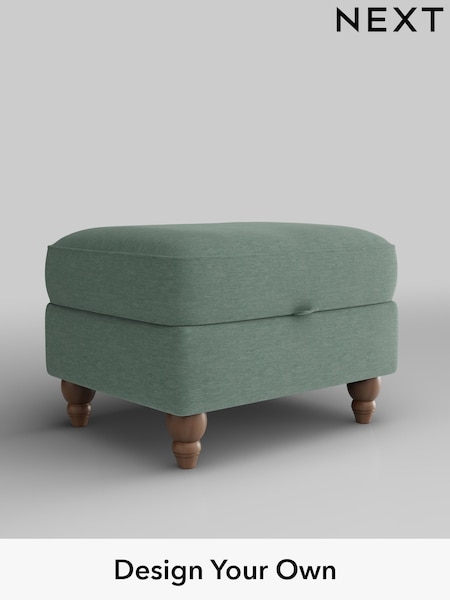 Fine Chenille Easy Clean/Light Forest Green Ashford Relaxed Sit (H39248) | £499