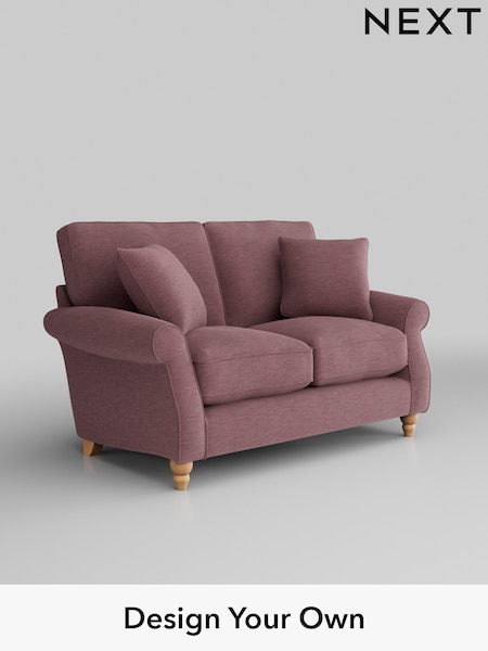 Fine Chenille Easy Clean/Mid Mulberry Purple Ashford Relaxed Sit (H39256) | £1,225