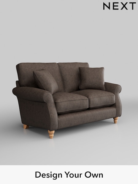 Monza Faux Leather Easy Clean/Peppercorn Brown Ashford Relaxed Sit (H39264) | £1,225