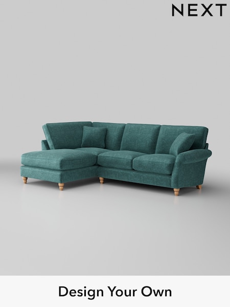 Plush Chenille/Dark Teal Green Ashford Relaxed Sit (H39265) | £2,075