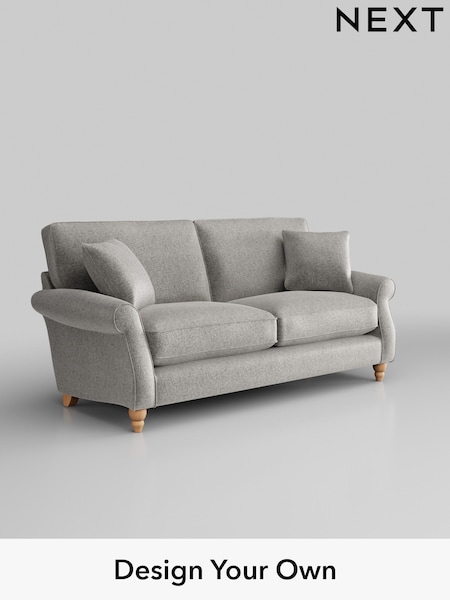 Plush Chenille/Light Grey Ashford Relaxed Sit (H39266) | £1,425